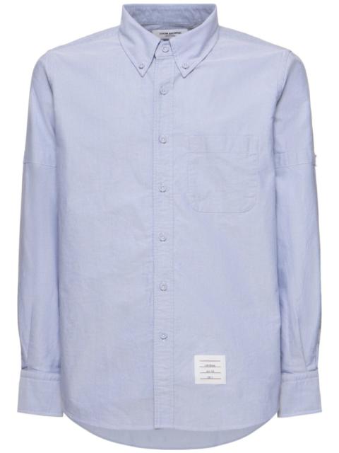 Straight fit button down shirt