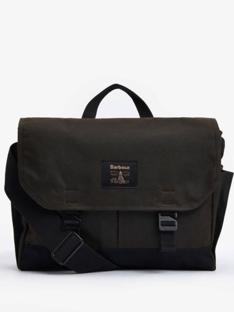 Barbour Field Waxed Satchel