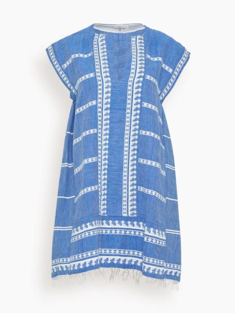 lemlem Elina Caftan in Tebibi Blue