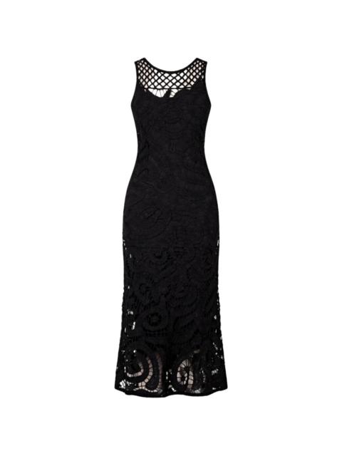 PINKO crochet midi dress