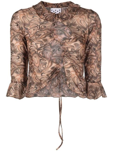 AVAVAV abstract-print blouse