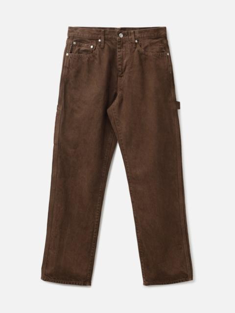 vowels OVERDYED PAINTER PANTS