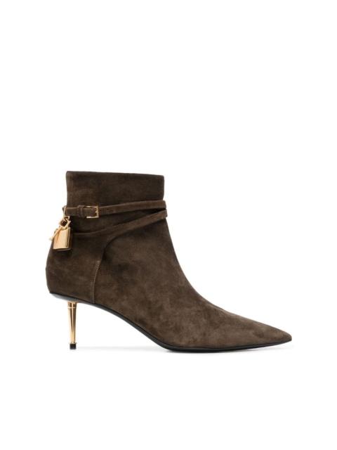 TOM FORD Padlock suede boots
