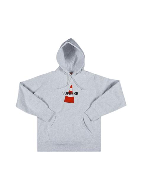 Supreme Supreme Vampire Hooded Sweatshirt Ash Grey REVERSIBLE
