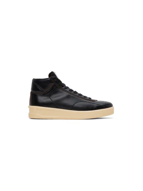 Jil Sander Black High-Top Sneakers