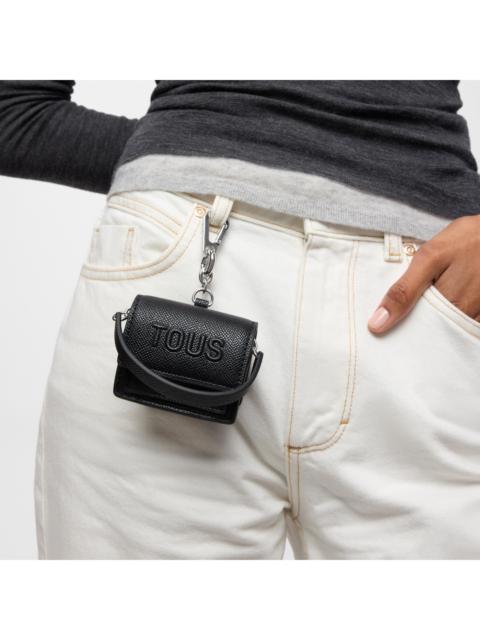 TOUS Black mini crossbody Key ring Audree