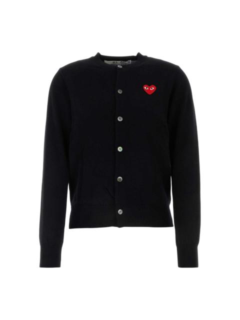 Comme des Garçons PLAY Red Emblem Cardigan Unisex