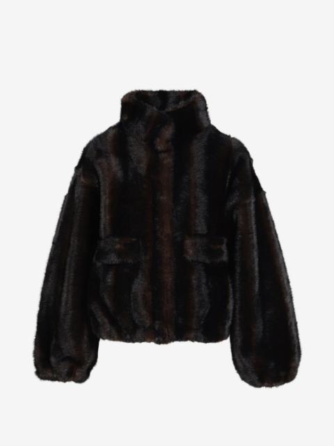 APPARIS Iris cropped bomber jacket