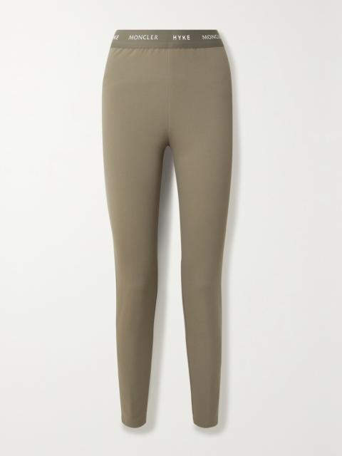 Moncler + Hyke Tech-jersey Leggings