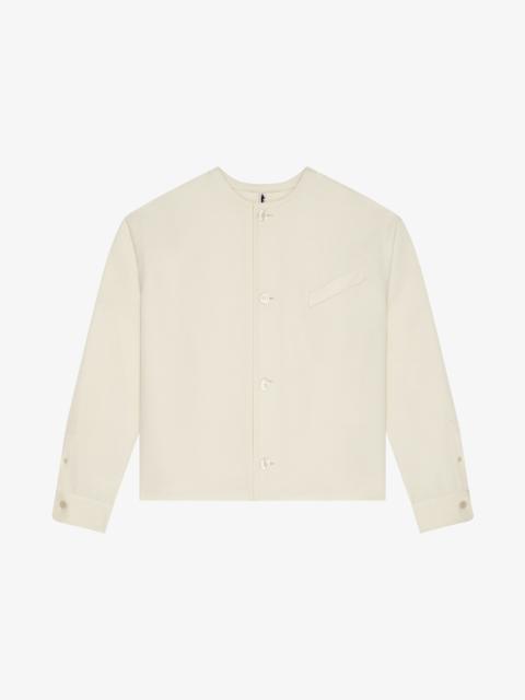 Givenchy BLOUSE IN WOOL WITH GIVENCHY GROS GRAIN
