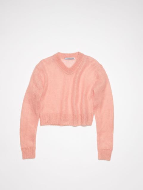 Mohair blend jumper - Sherbet pink