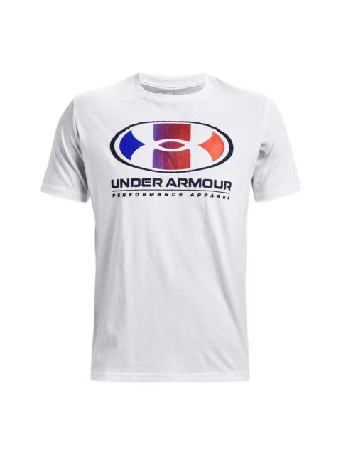 Under Armour Under Armour Multi Color Lockertag T-shirt 'White Multi' 1361676-100