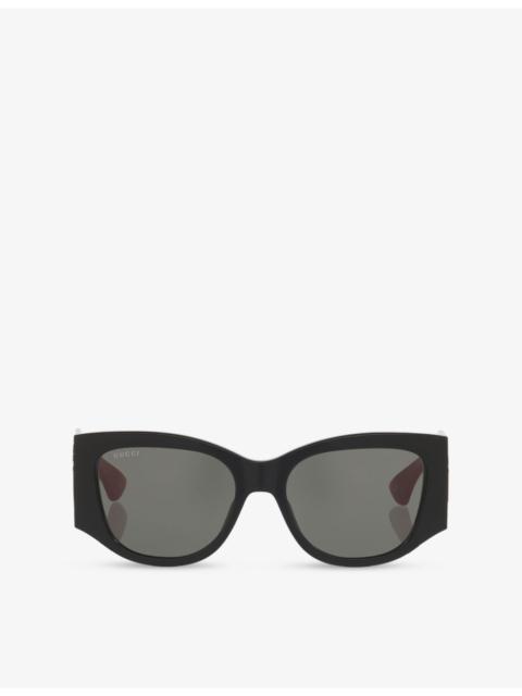 GUCCI GG2115S Cat-Eye Acetate Sunglasses
