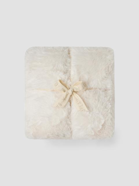 Barefoot Dreams Cloud Faux Fur Throw - Cream