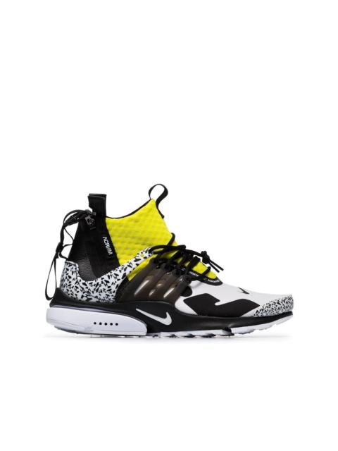 x Acronym Air Presto Mid "Dynamic Yellow" sneakers