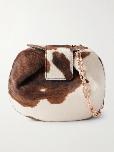 GABRIELA HEARST Soft Demi Cow-print Calf Hair Clutch