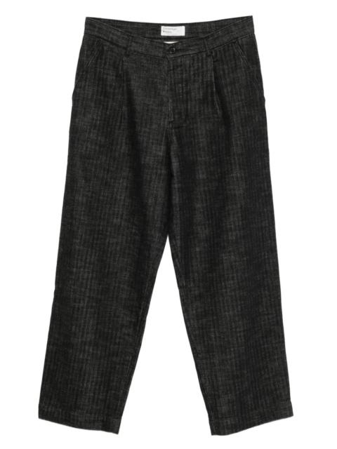 Universal Works pleated pocket trousers
