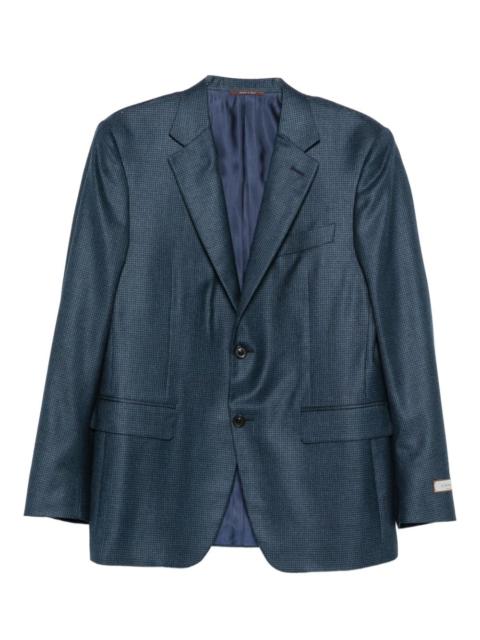 Canali checked buttoned jacket