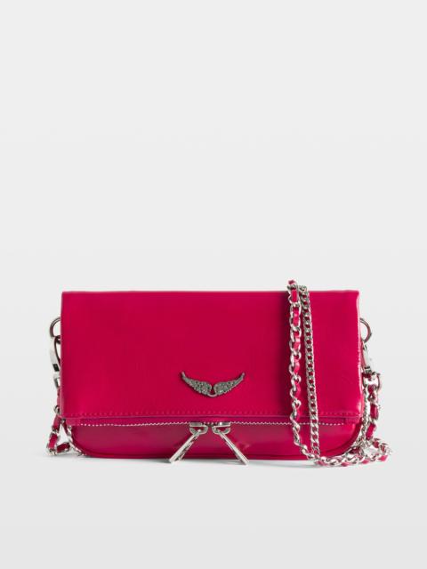 Zadig & Voltaire Rock Nano Vintage Patent Clutch