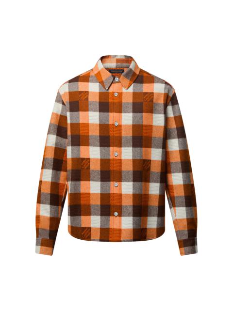 Louis Vuitton Button-Down Long-Sleeved Flannel Shirt