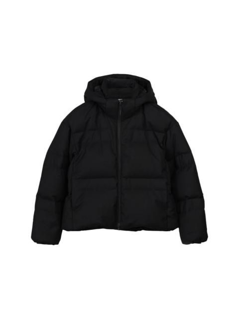 Y-3 hooded zip-up puffer jacket
