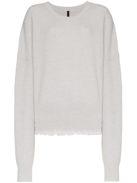 Unravel long sleeve wool blend sweater