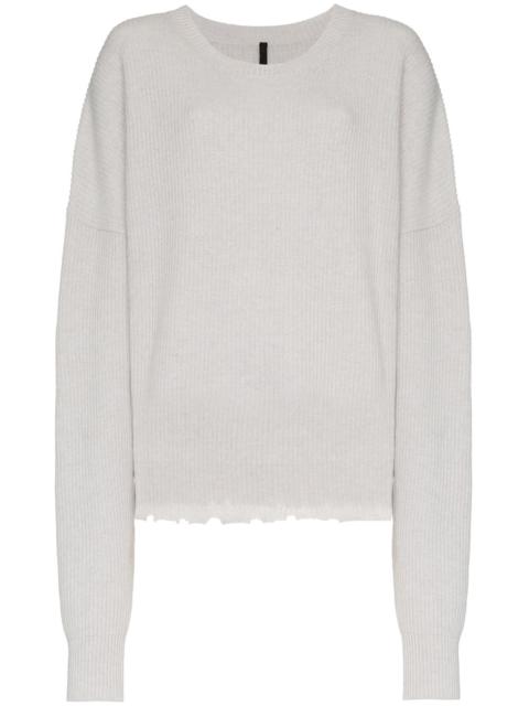 long sleeve wool blend sweater