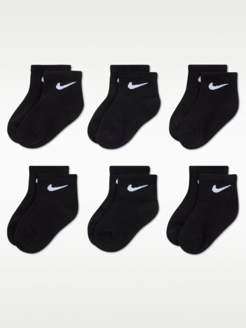 Nike Nike Swoosh Baby Ankle Socks (6 Pairs)