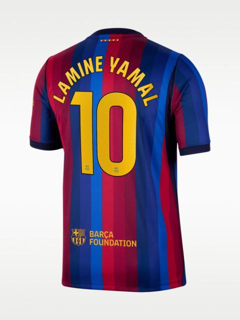 Nike Lamine Yamal FC Barcelona 2026/27 Stadium Home Men's Nike Dri-FIT Soccer Jersey
