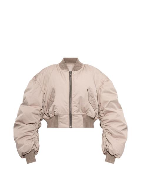 Rick Owens padded cropped bomber jacket