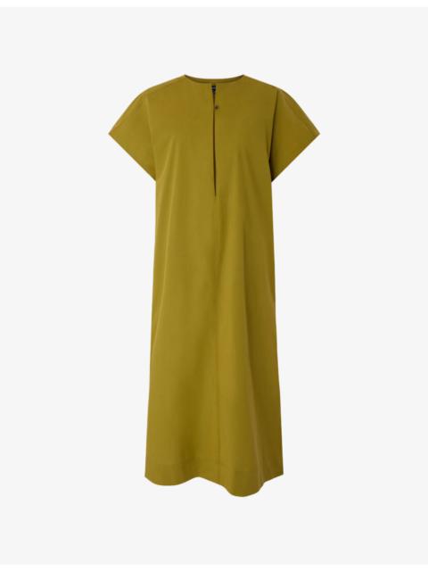 soeur Ianni Detachable-Top Cotton-Poplin Midi Dress