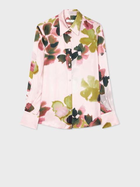 Paul Smith 'Floral Watercolour' Print Shirt