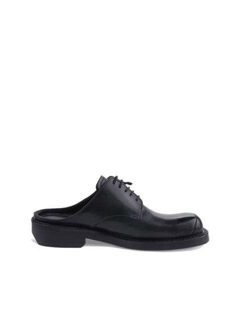 ADER error Curve leather Derby shoes
