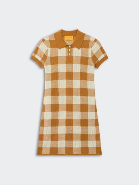 GUEST IN RESIDENCE Gingham Polo Dress