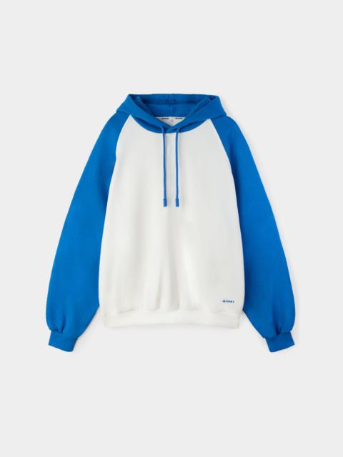 SUNNEI BICOLOR HOODIE / dust & blue