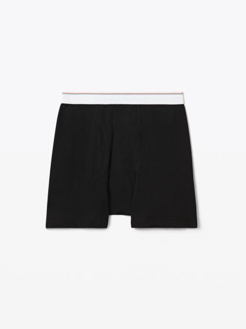 Alexander Wang BOXER BRIEF IN RIBBED JERSEY