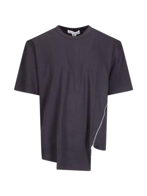 Comme des Garçons SHIRT zip detail T-shirt