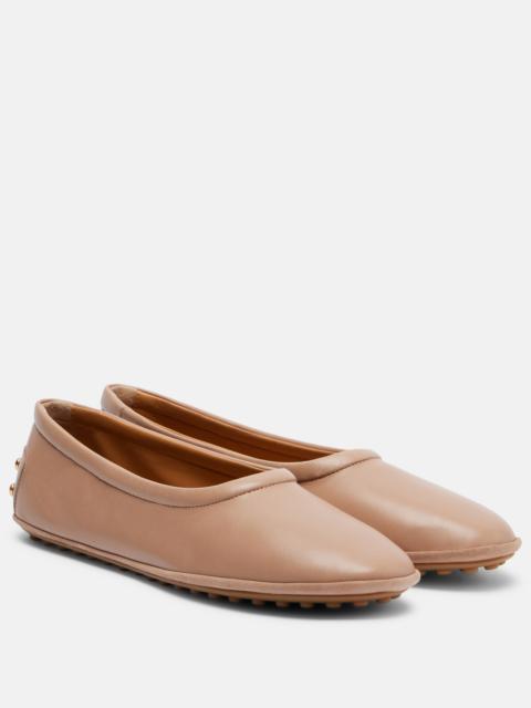 Tod's Leather ballet flats