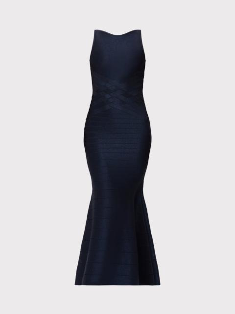 HERVE LEGER THE LUREX DION DRESS