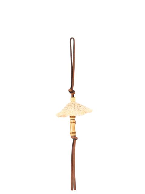 Loewe Umbrella charm in calfskin and brass
