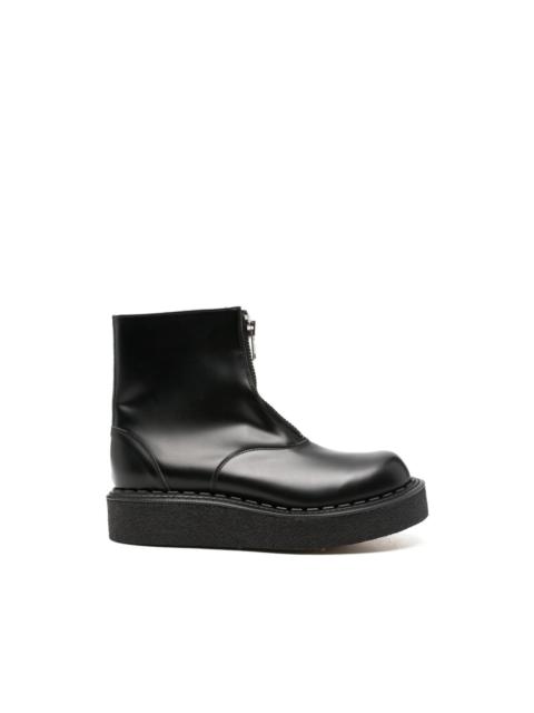 Comme des Garçons Homme Plus x George Cox zip-front boots