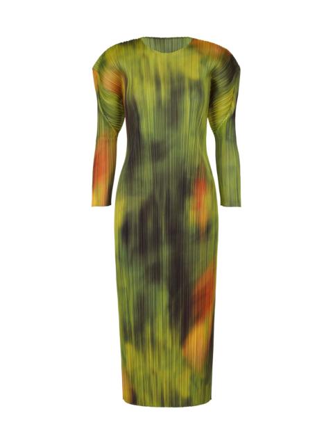 Pleats Please Issey Miyake TURNIP & SPINACH DRESS