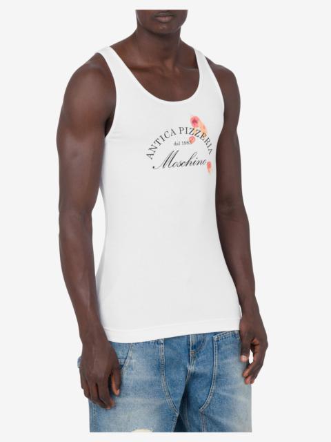 Moschino TANK TOP ANTICA PIZZERIA MOSCHINO