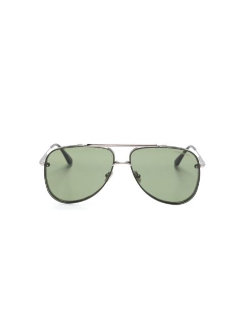 TOM FORD Leon pilot-frame sunglasses