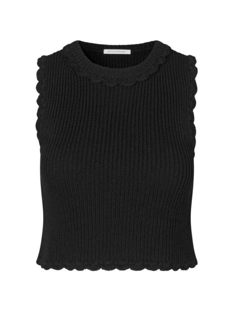 CECILIE BAHNSEN Vimona ribbed-knit top