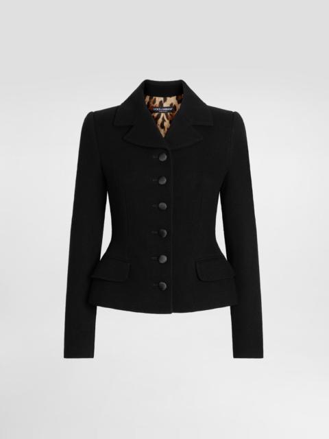 Dolce & Gabbana Single-breasted virgin wool jacket