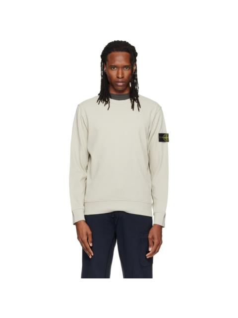 Stone Island Green 6100017 Organic Cotton Interlock Sweatshirt