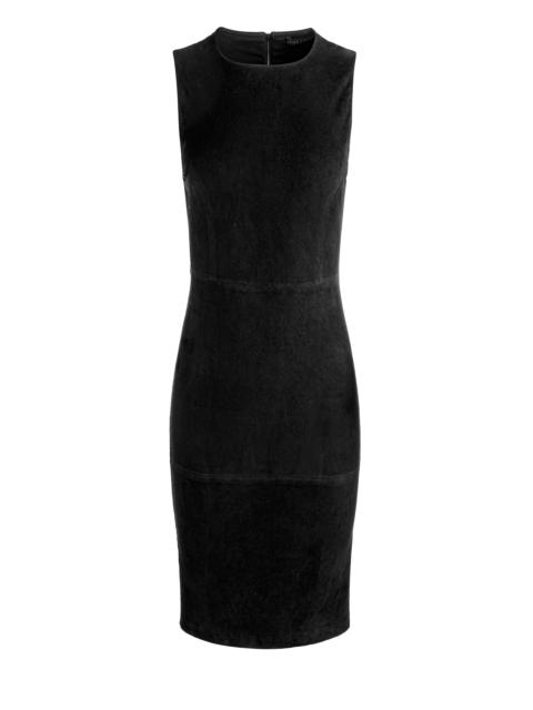 Alice + Olivia DELORA SUEDE MIDI DRESS