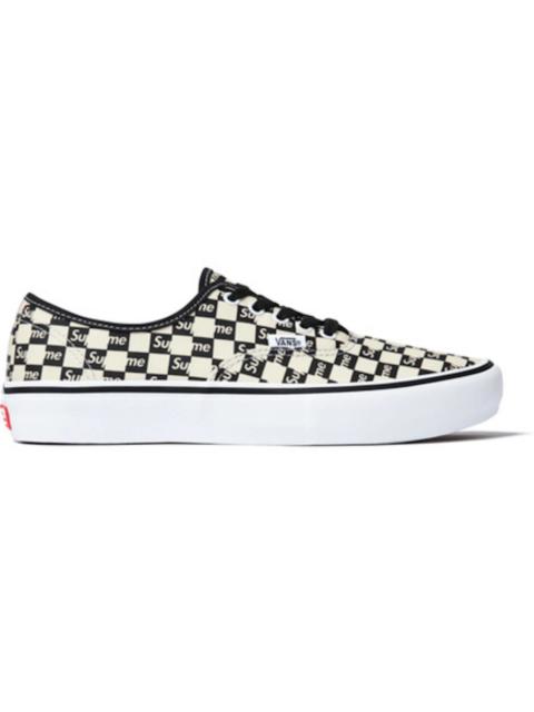Vans Vans Authentic Supreme Black Checker Logo