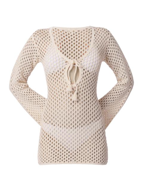 Shoshanna Women's Guerite Cover-Up Minidress - Ivory